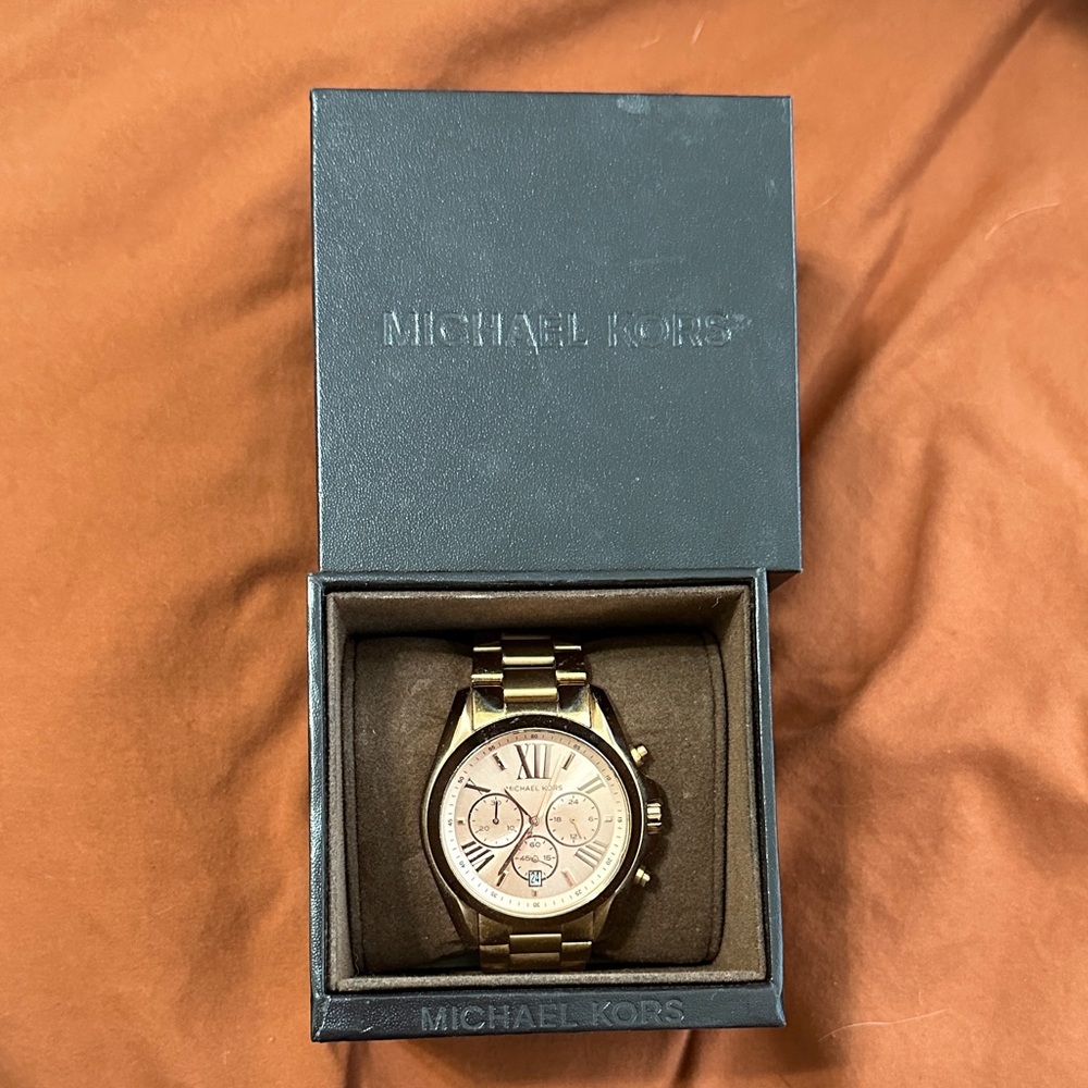 Michael Kors Rose Gold Chronograph Watch